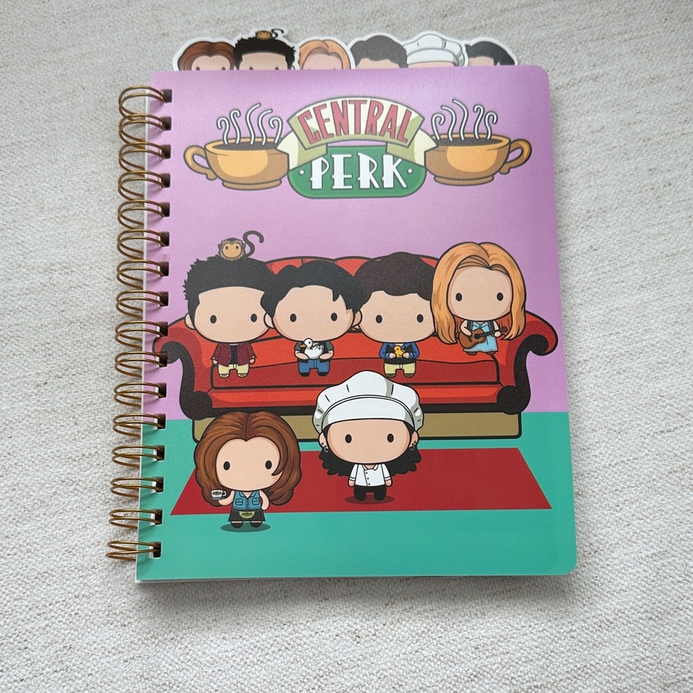 FRIENDS Central Perk Purple and Green Notebook